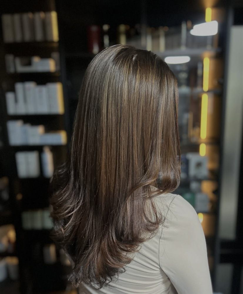 Balayage blond realizat la Luxe Hair by Diana